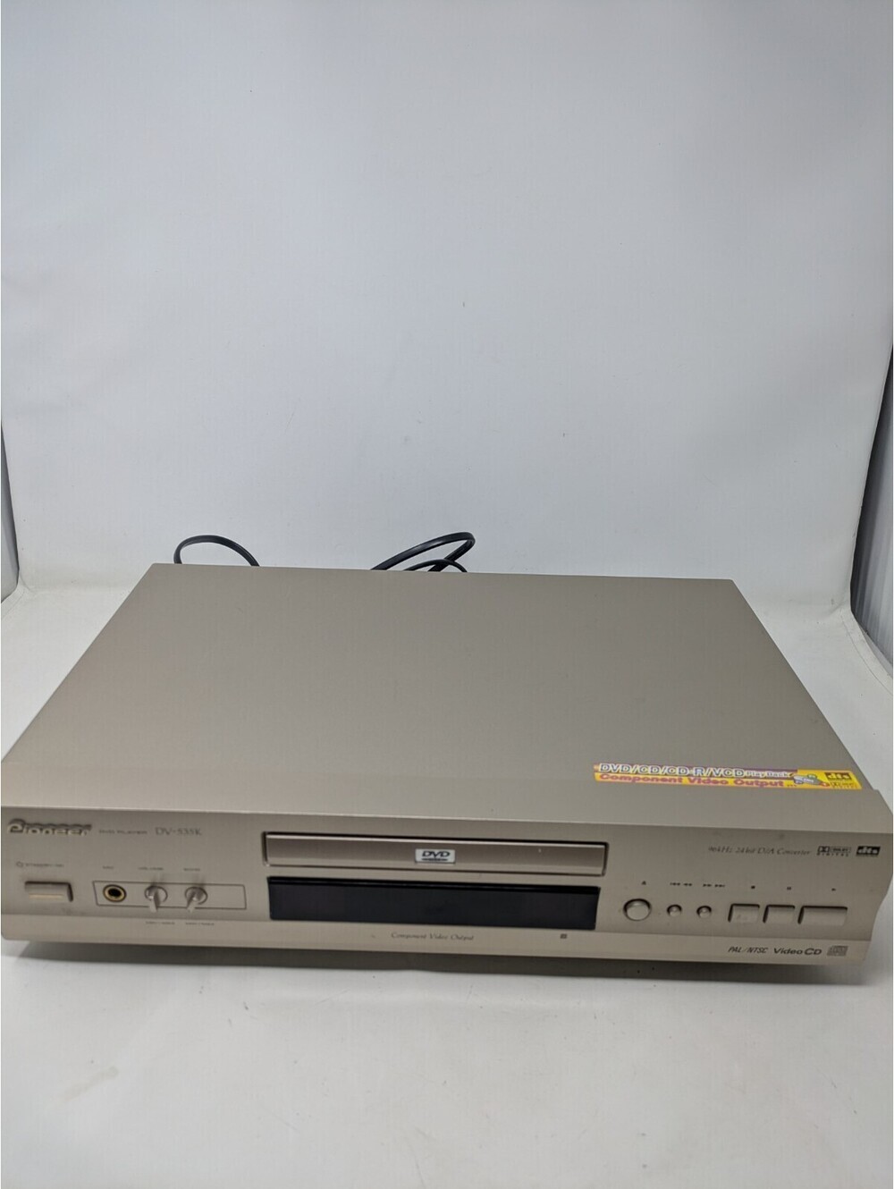 Pioneer DV-533K DVD Player -Tested